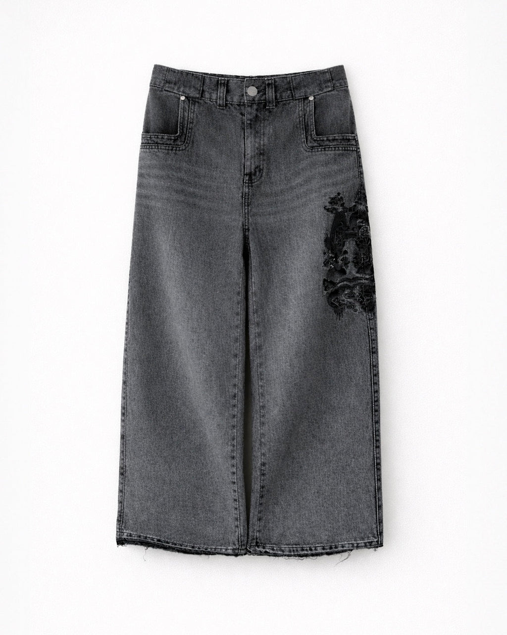 Moi Embroidered Denim - Aiush Refugee
