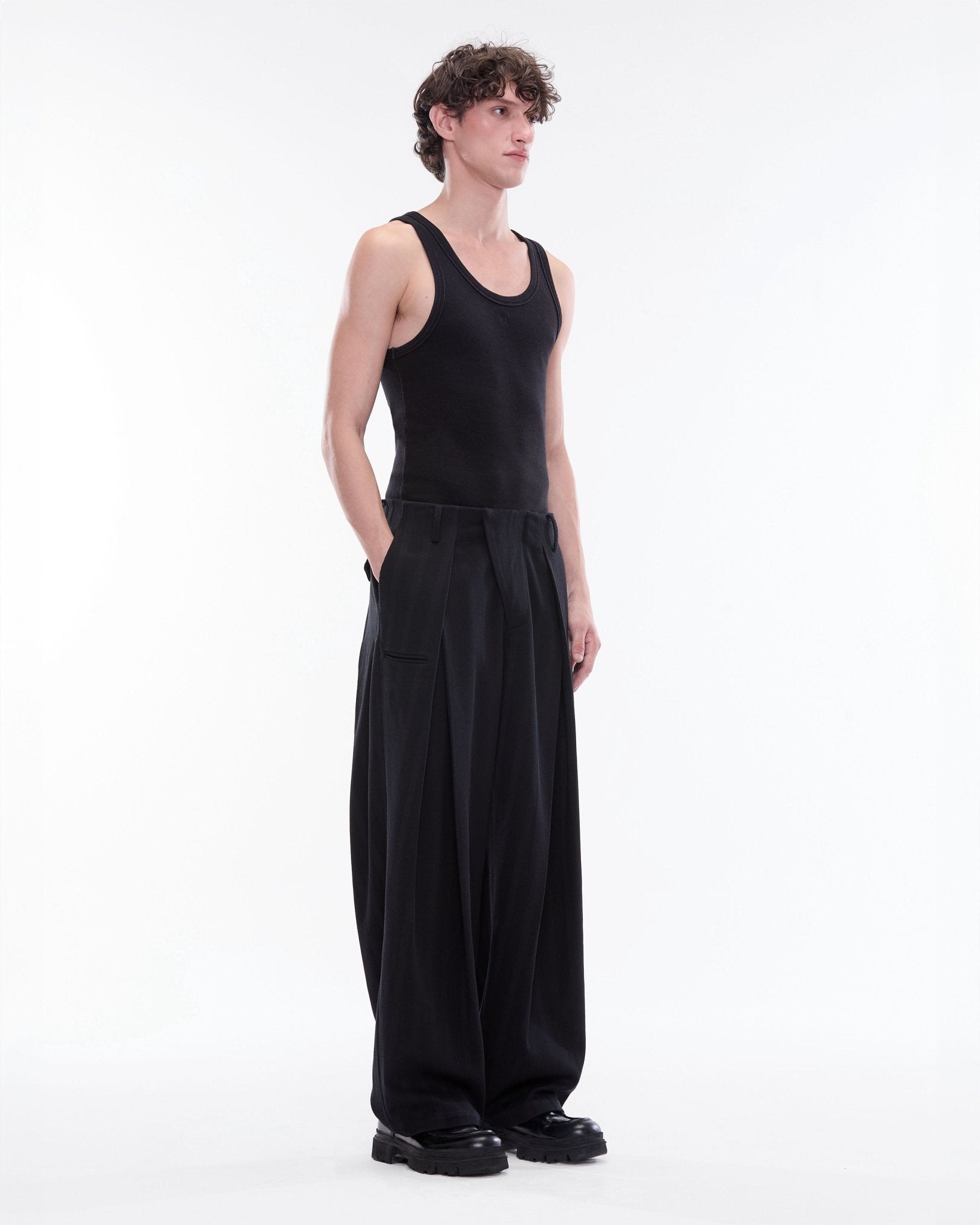 Pleated Trousers - Aiush Refugee