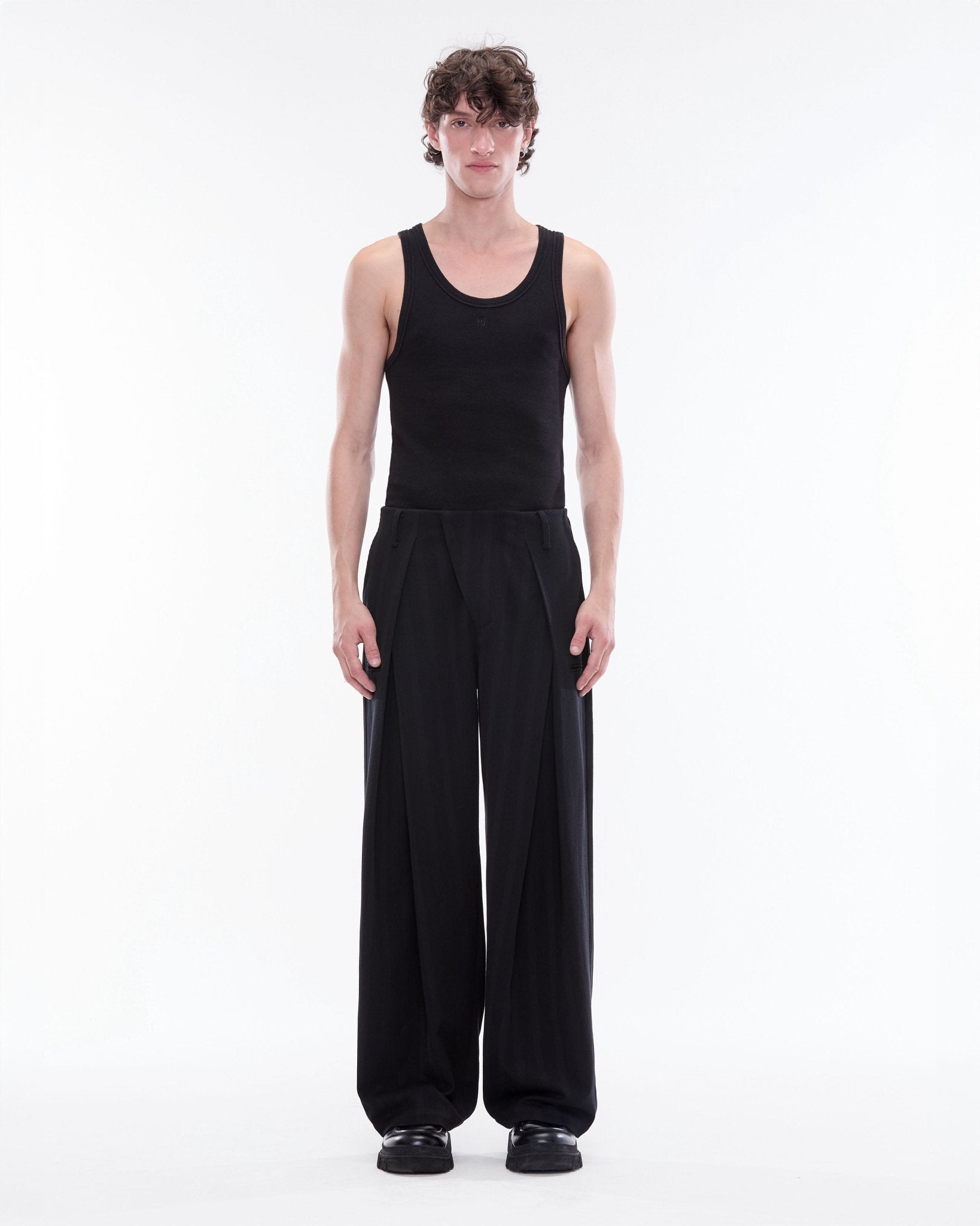 Pleated Trousers - Aiush Refugee