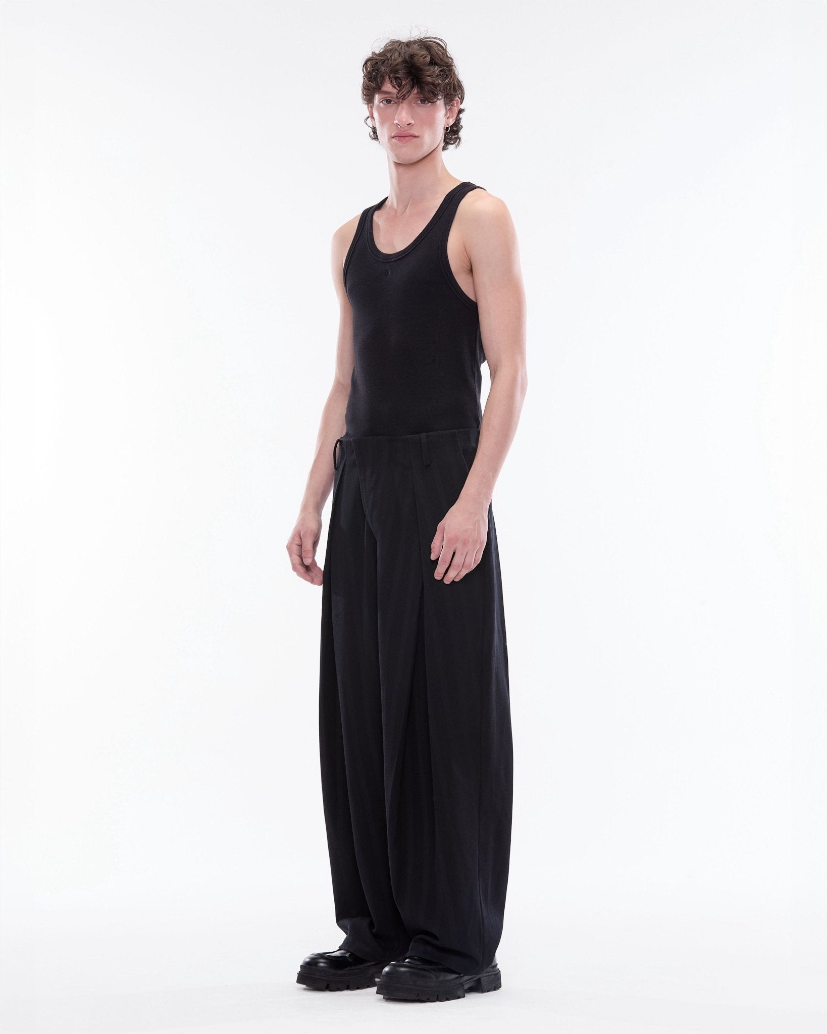 Pleated Trousers - Aiush Refugee