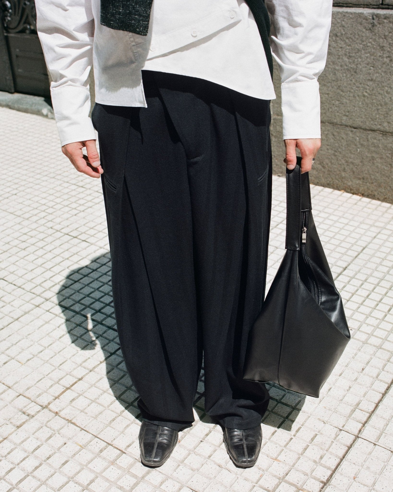 Pleated Trousers - Aiush Refugee