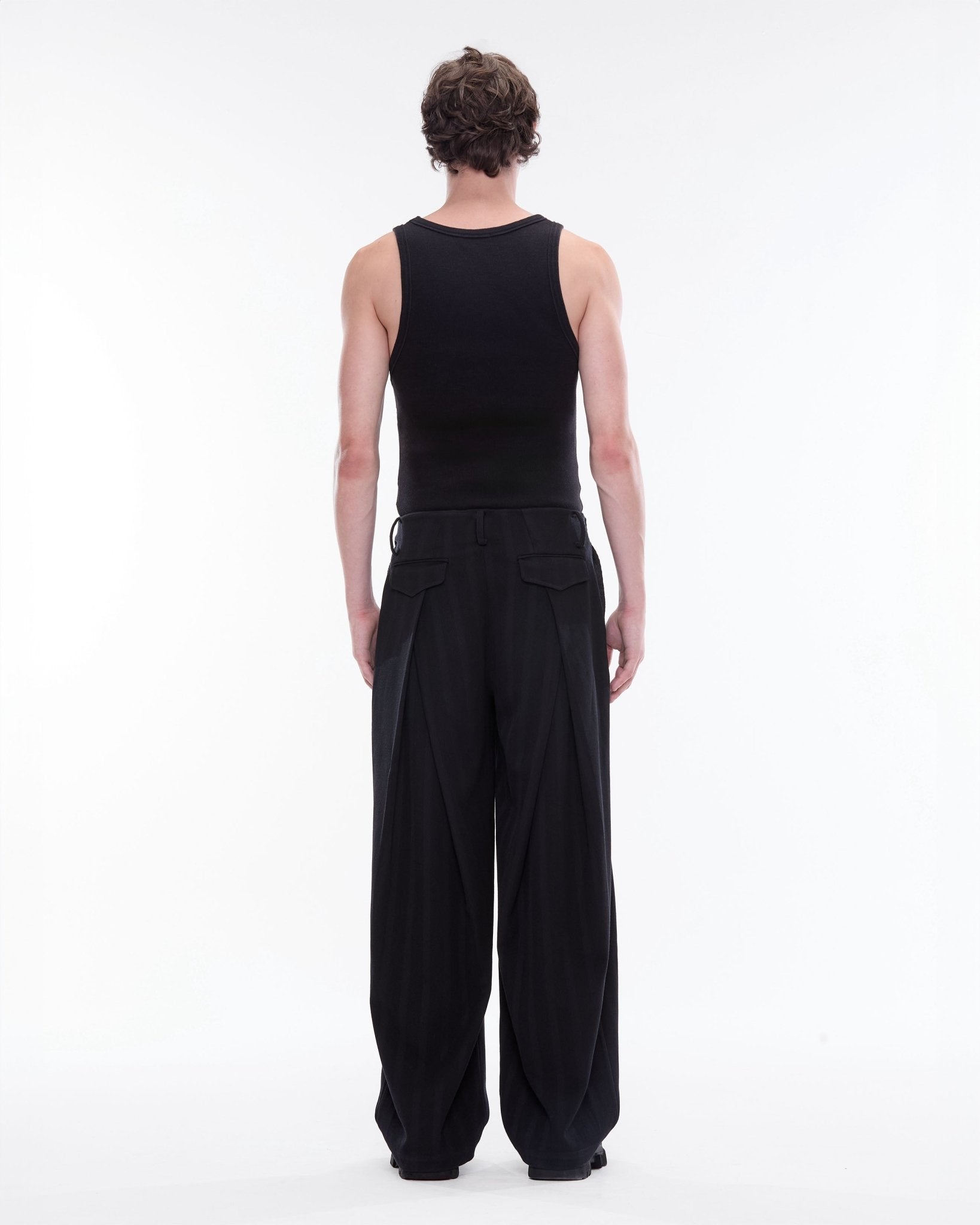 Pleated Trousers - Aiush Refugee