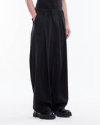 Wool Blend Pleated Trousers - Aiush Refugee