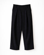 Wool Blend Pleated Trousers - Aiush Refugee